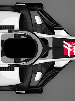 Haas VF-18 sidepod superior