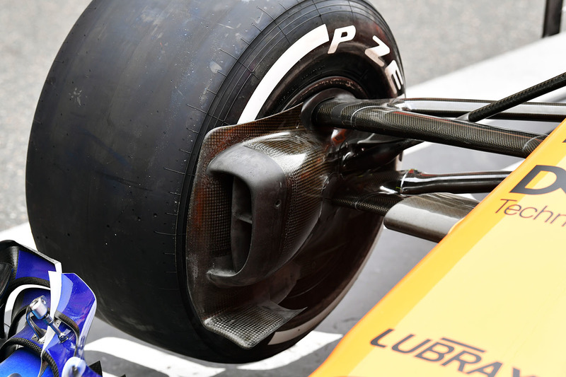 Detalle del conducto de freno McLaren MCL33