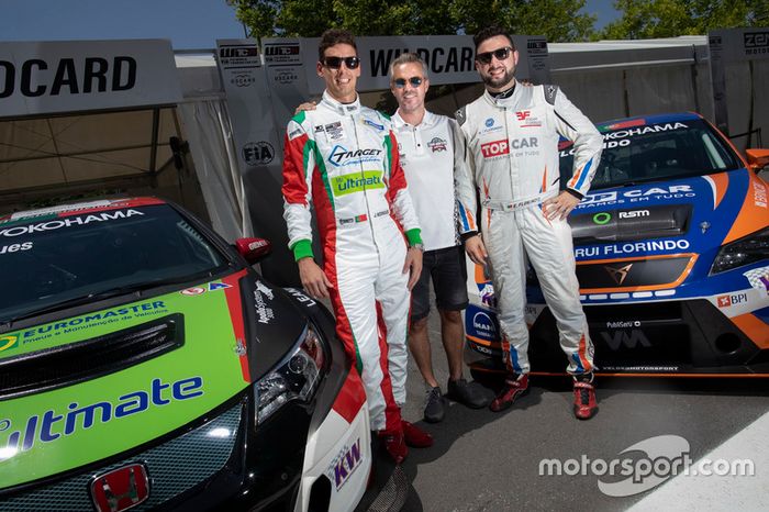José Fernando A. Rodrigues, Target Competition Honda Civic TCR, Tiago Monteiro, Boutsen Ginion Racing Honda Civic Type R TCR, Rui Edgar Macedo Florindo, Veloso Motorsport Cupra TCR