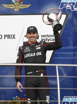 Robert Wickens, Schmidt Peterson Motorsports Honda, podium
