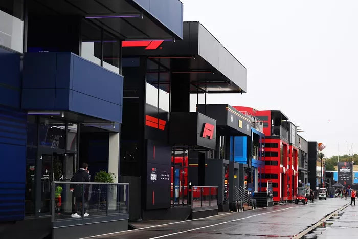 A general view of the Paddock
