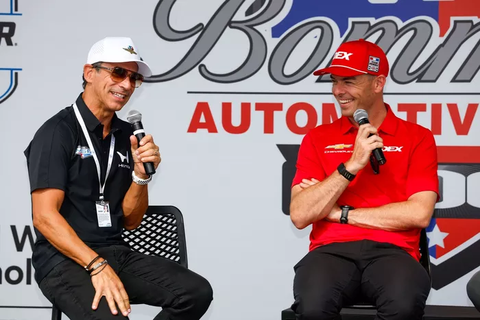 Helio Castroneves, Scott McLaughlin, Team Penske