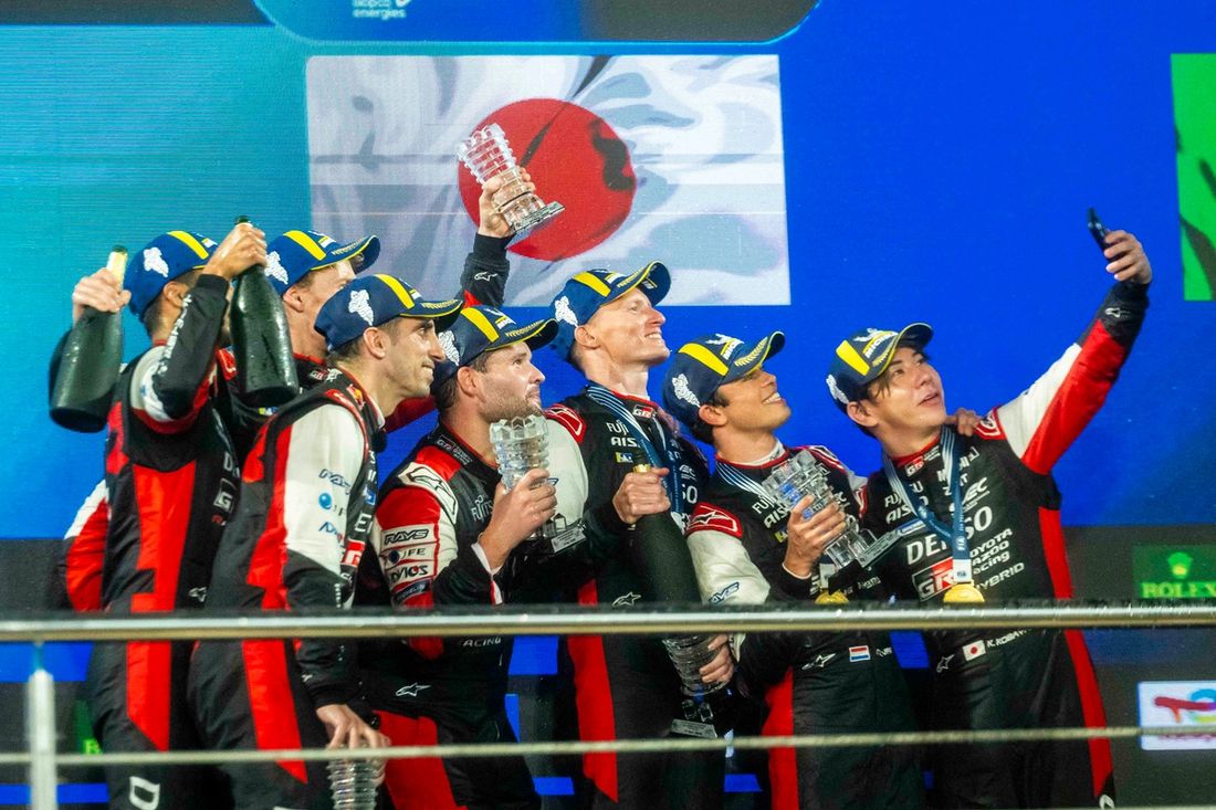 #7 Toyota Gazoo Racing Toyota GR010 - Hybrid: Mike Conway, Kamui Kobayashi, Nyck De Vries, #8 Toyota Gazoo Racing Toyota GR010 - Hybrid: Sébastien Buemi, Brendon Hartley, Ry? Hirakawa