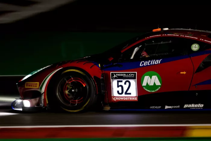 #52 AF Corse Ferrari 488 GT3: Stefano Costantini, Louis Machiels, Andrea Bertolini, Alessio Rovera