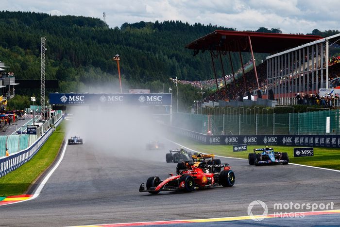 Charles Leclerc, Ferrari SF-23, Lando Norris, McLaren MCL60, Pierre Gasly, Alpine A523, Lewis Hamilton, Mercedes F1 W14