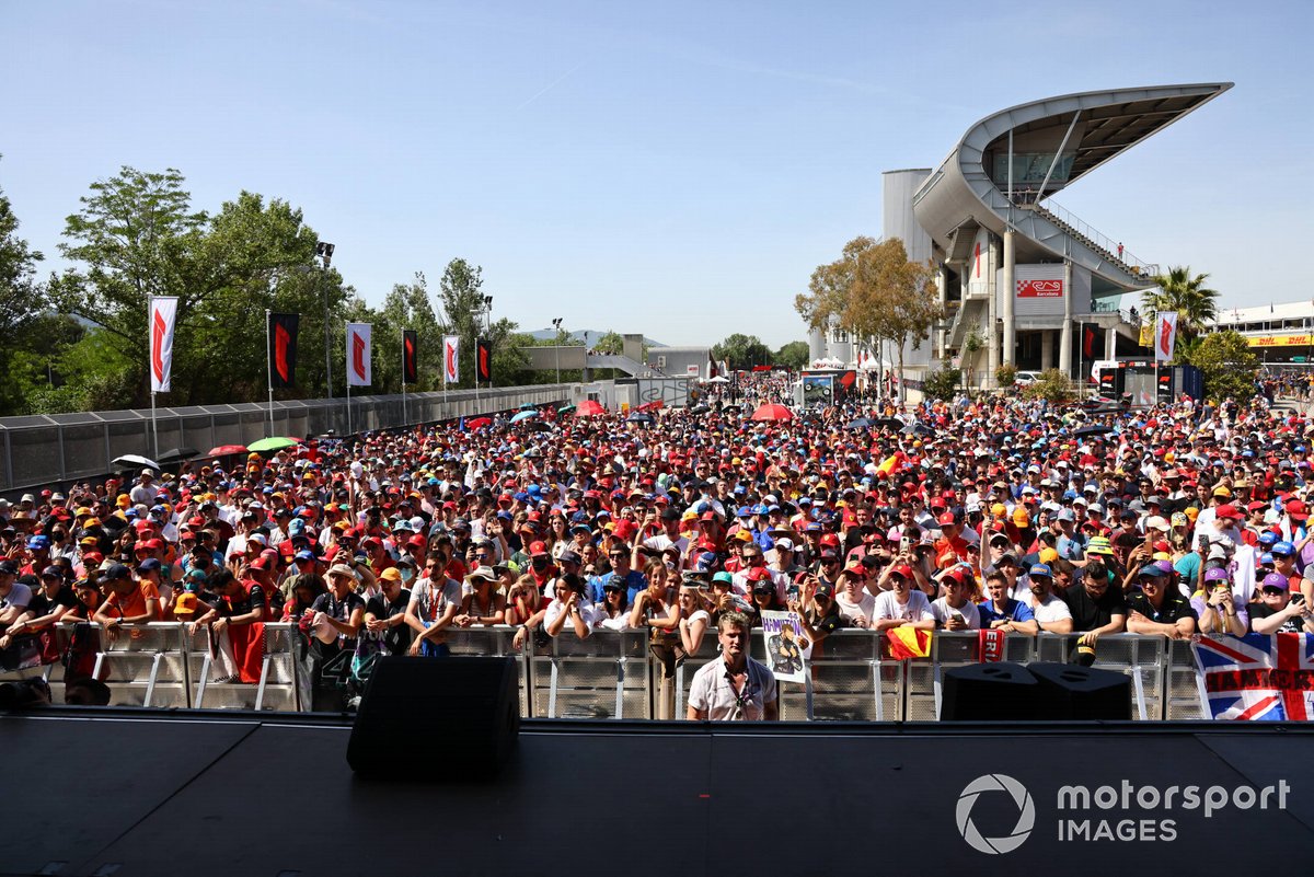 Aficionados en el GP de España