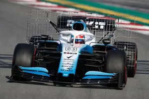 George Russell, Williams FW42 met aero sensoren