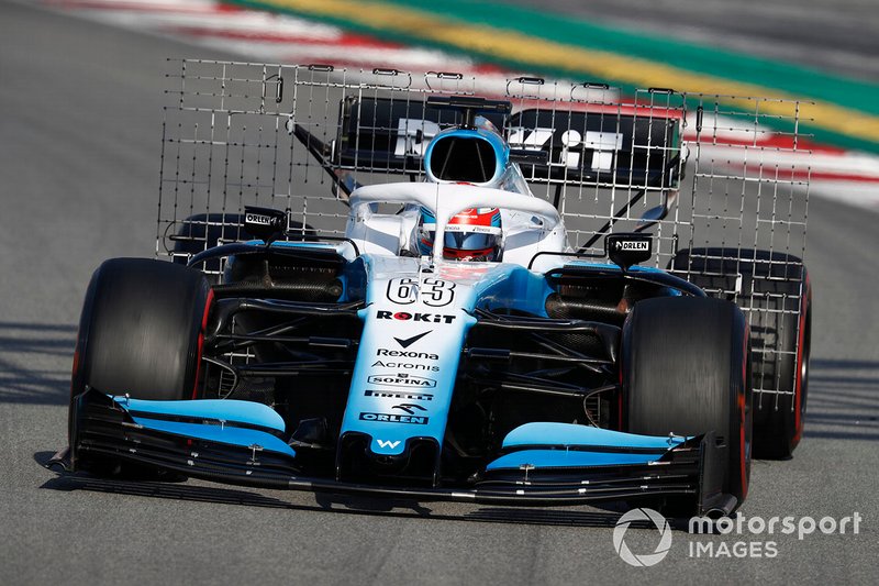 George Russell, Williams FW42 with aero sensors