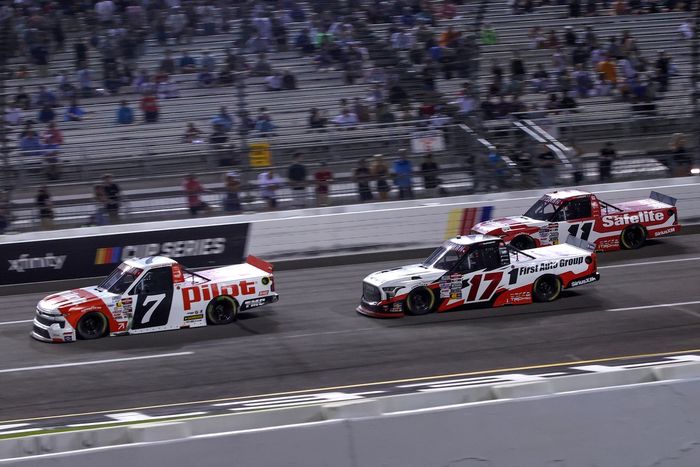 Sammy Smith, Chevrolet, Layne Riggs, Giovanni Ruggiero, TRICON Garage Toyota, Corey Heim, TRICON Garage Toyota