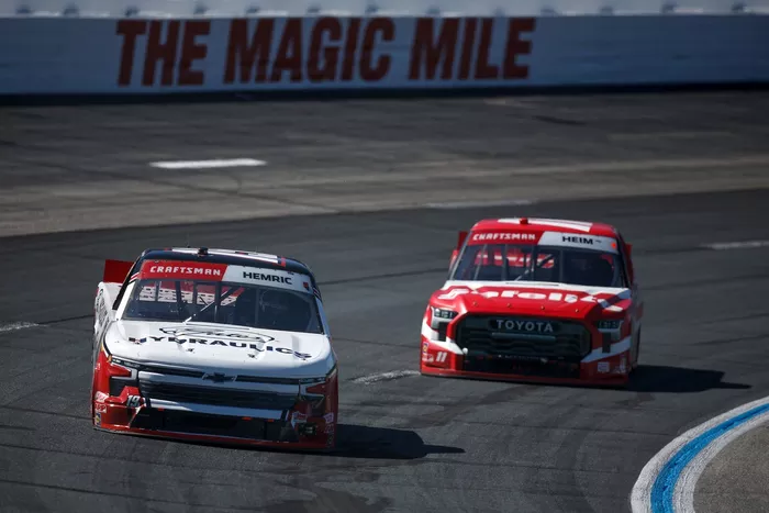 Daniel Hemric, McAnally-Hilgemann Racing, Corey Heim, TRICON Garage Toyota