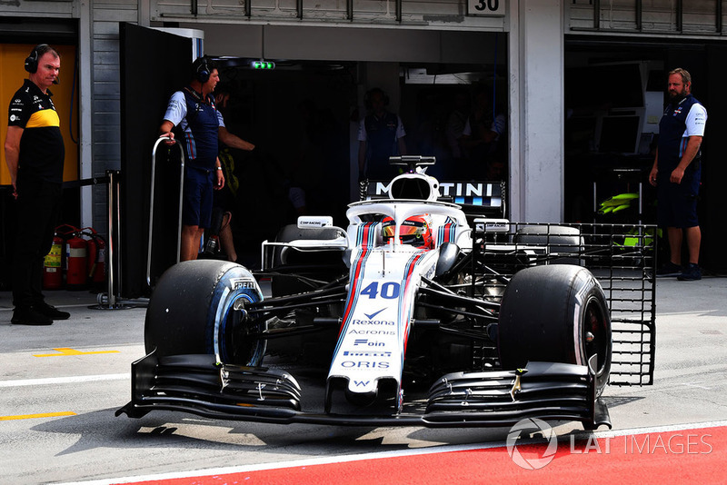 Robert Kubica, Williams FW41, czujniki aerodynamiczne