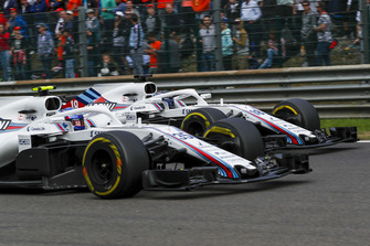 Sergey Sirotkin, Williams FW41 et Lance Stroll, Williams FW41