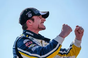 Race winner Alex Tagliani