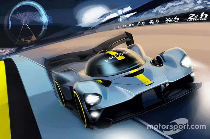 Render del hipercoche Aston Martin Valkyrie