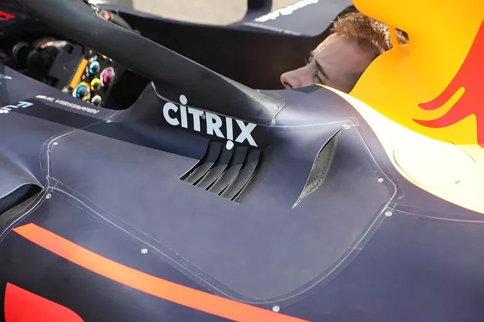 Red Bull Racing RB15 side kokpit detay