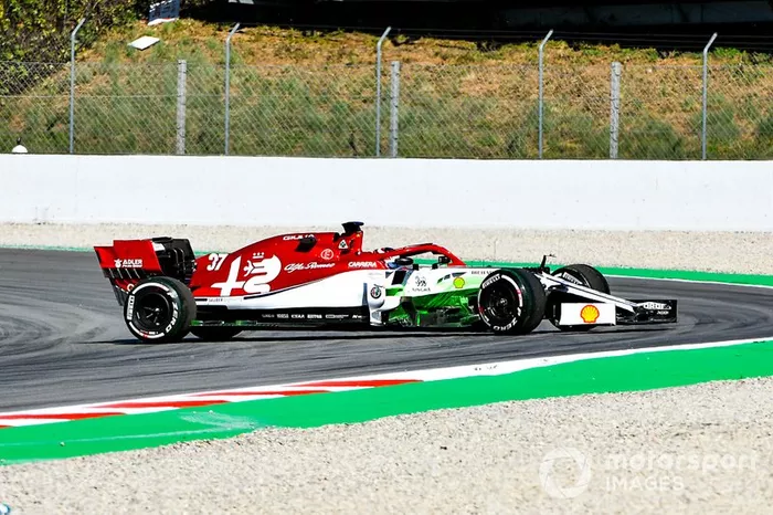 Callum Ilott, Alfa Romeo C38, spins