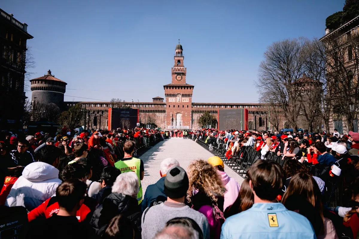 F1 photo gallery: the best images from Ferrari’s show in Milan