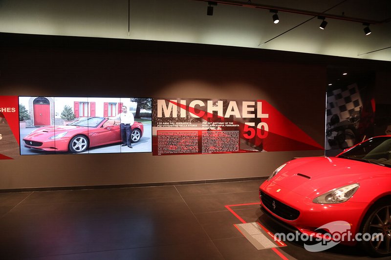 La exposición 'Michael 50' en el Museo Ferrari en Maranello