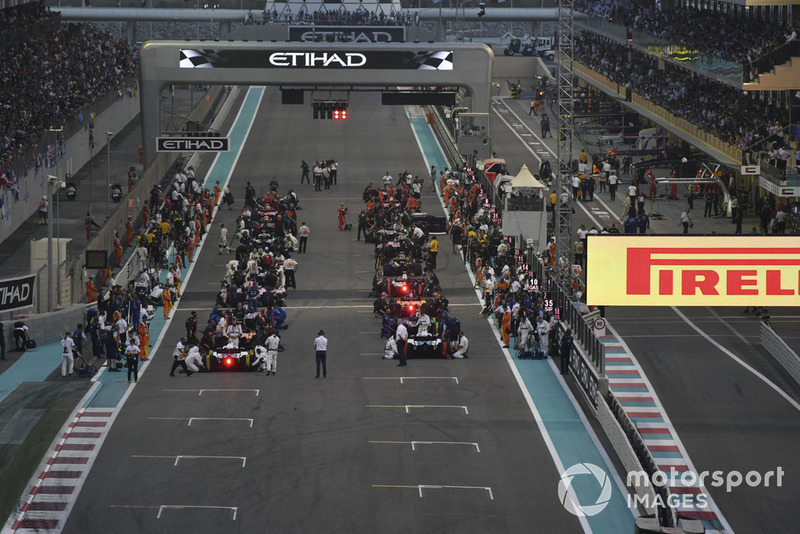 A start előtt - Abu Dhabi Nagydíj - F1 2018