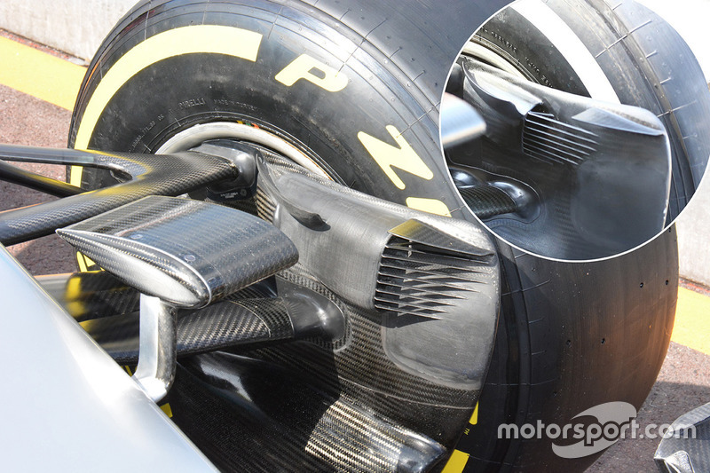 Mercedes AMG F1 W07: Bremsbelüftung vorn