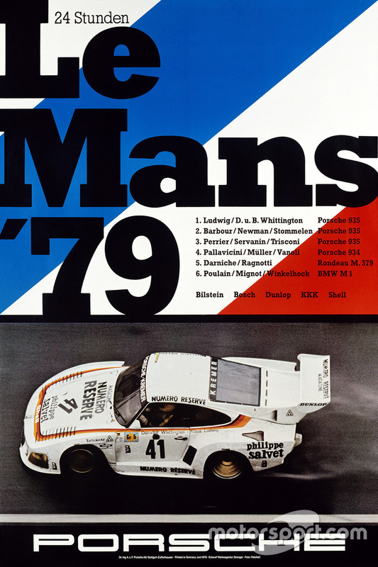 Poster: Porsche-Sieg bei den 24h Le Mans 1979