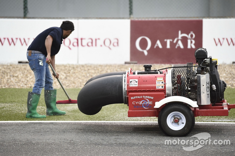 Track drying