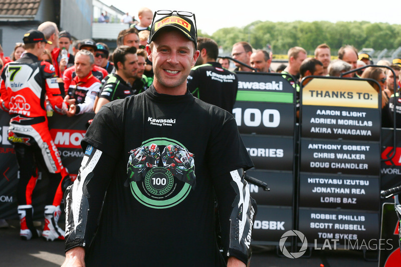 Race winner Jonathan Rea, Kawasaki Racing