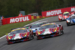 #71 AF Corse Ferrari 488 GTE: Davide Rigon, Sam Bird, #51 AF Corse Ferrari 488 GTE: James Calado, Alessandro Pier Guidi