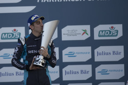 Podium: Race winner Sébastien Buemi, Renault e.Dams