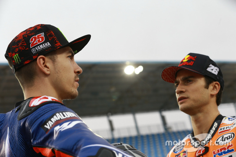 Маверік Віньялес, Yamaha Factory Racing; Дані Педроса, Repsol Honda Team