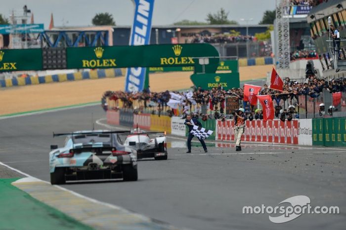 Winner #8 Toyota Gazoo Racing Toyota TS050: Sébastien Buemi, Kazuki Nakajima, Fernando Alonso