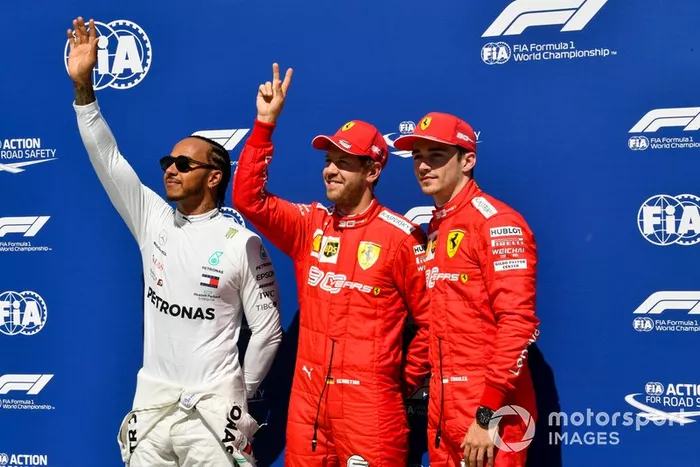No sábado, Vettel fez a pole, algo que não conseguia desde o GP da Alemanha em 2018.