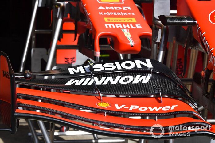 Alerón delantero del Ferrari SF90