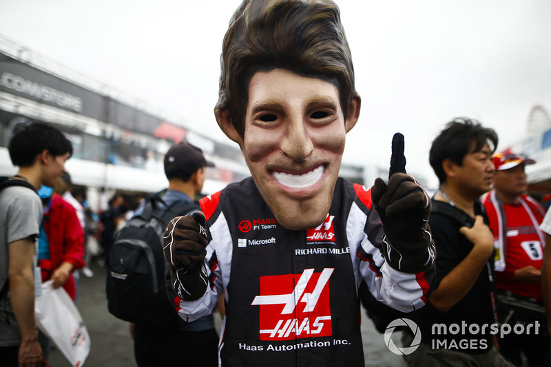Karikatur Romain Grosjean, Haas F1 Team