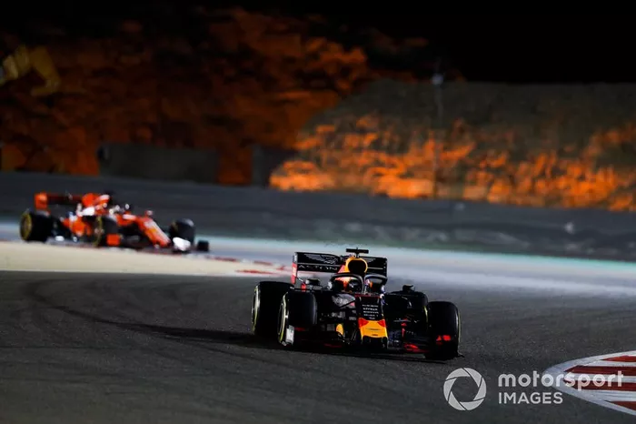 Max Verstappen, Red Bull Racing RB15, Sebastian Vettel, Ferrari SF90