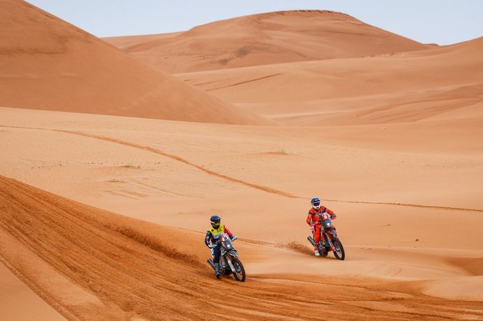 #36 Team Dumontier Racing: Jerome Martiny, #39 Team Esprit KTM: Benjamin Melot