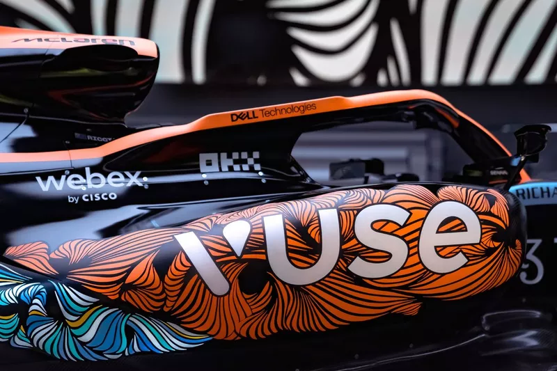 McLaren MCL36 livery detail