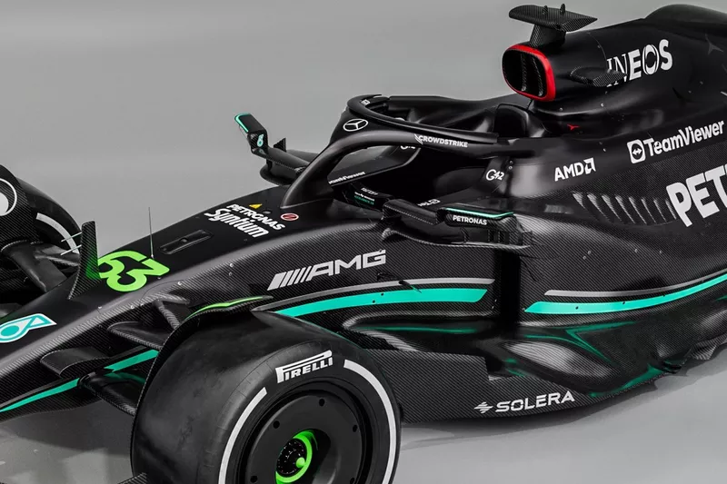Mercedes W14 detail 