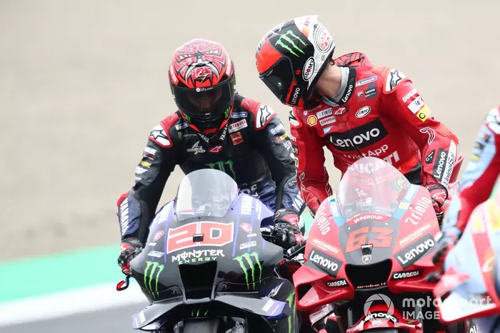 Fabio Quartararo, Yamaha Factory Racing, Francesco Bagnaia, equipo Ducati