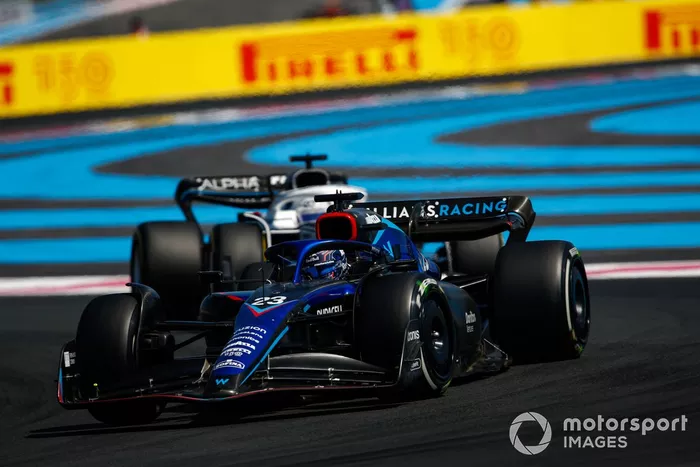 Alex Albon, Williams FW44, Pierre Gasly, AlphaTauri AT03