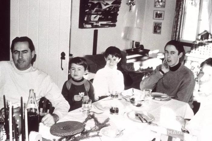 Sir Jack Brabham with his sons David, Gary, and Geoff
