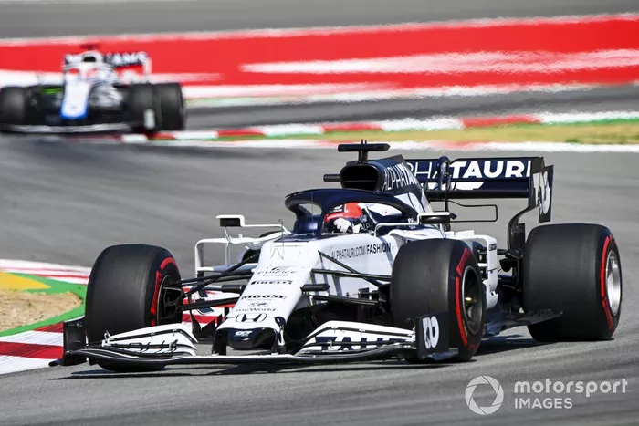 Daniil Kvyat, AlphaTauri AT01, George Russell, Williams FW43