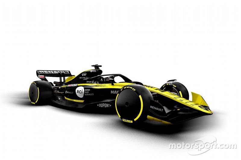 2021 F1 car of Renault F1 Team 
