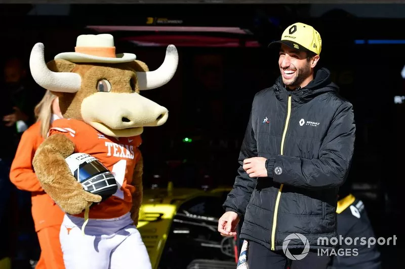 Capacete de Daniel Ricciardo, Renault F1 Team