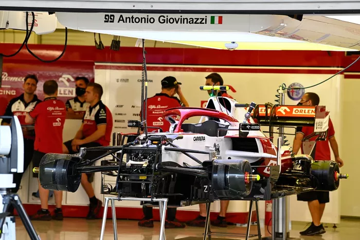 Alfa Romeo Racing C41 front detail