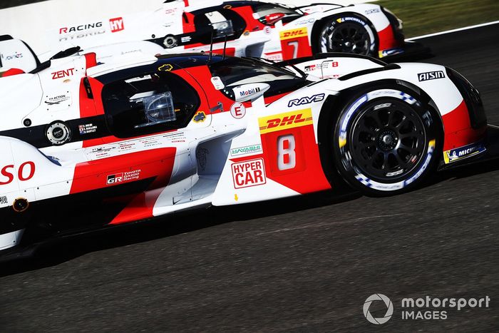 #7 Toyota Gazoo Racing Toyota GR010 - Hybrid: Mike Conway, Kamui Kobayashi, Jose Maria Lopez #8 Toyota Gazoo Racing Toyota GR010 - Hybrid: Sebastien Buemi, Kazuki Nakajima, Brendon Hartley