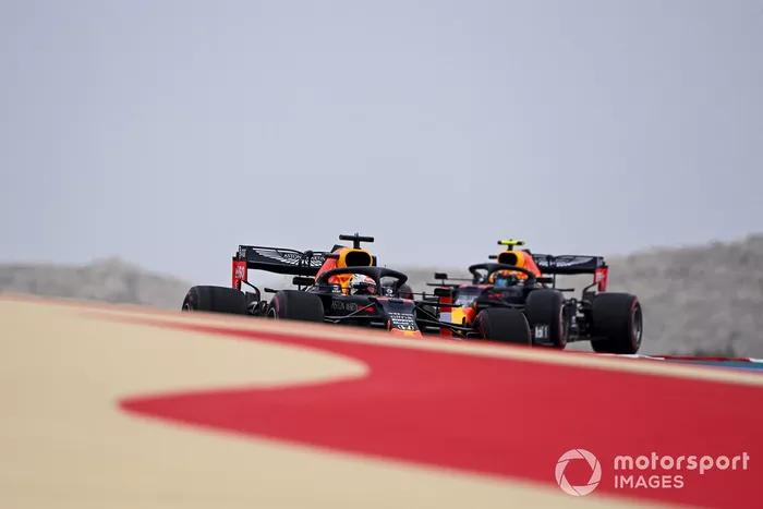 Max Verstappen, Red Bull Racing RB16, Alex Albon, Red Bull Racing RB16