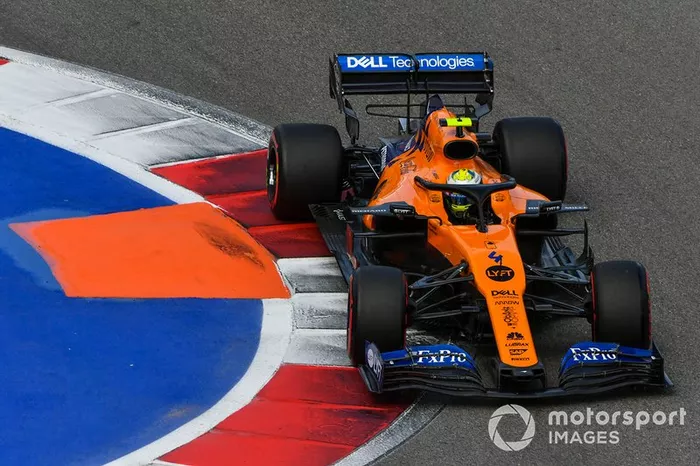 Norris acaba octavo en el otro McLaren
