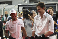 Lewis Hamilton, Mercedes AMG F1, Toto Wolff, Direktör, Mercedes AMG F1