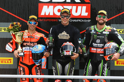 Marco Melandri, Aruba.it Racing-Ducati SBK Team, Jonathan Rea, Kawasaki Racing, om Sykes, Kawasaki R